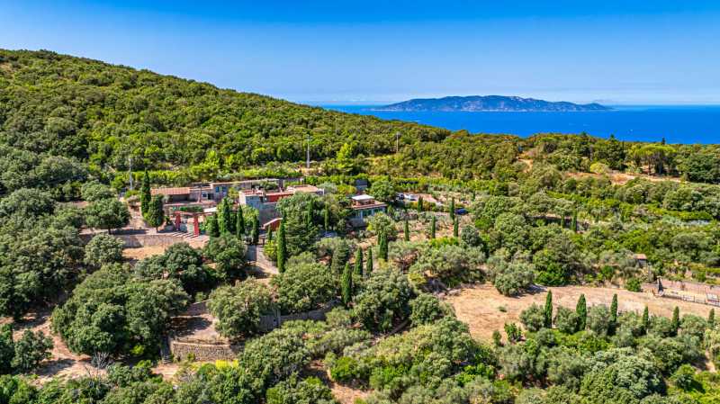 Villa Joe Pomodoro merevaatega Monte Argentarios